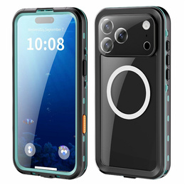 Θήκη για iPhone 17 Pro Max, αδιάβροχη IP68, SHELLBOX MagSafe, μπλε