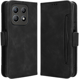 Θήκη με πτερύγιο για Motorola Moto G56 5G, Card Slot, μαύρη