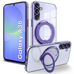 Μαγνητική θήκη για Samsung Galaxy A36 5G, για MagSafe, μωβ