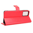 Θήκη με πτερύγιο για Motorola Moto E14, Crazy Horse Wallet, κόκκινη