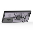 Θήκη για Samsung Galaxy S24 Ultra, KickStand Camera Lens, μωβ
