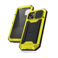Θήκη για iPhone 13 Mini, R-JUST CamShield Slide, θωρακισμένη, κίτρινη / μαύρη