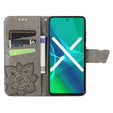 Θήκη με πτερύγιο για Xiaomi Redmi 12C, Butterfly, γκρι