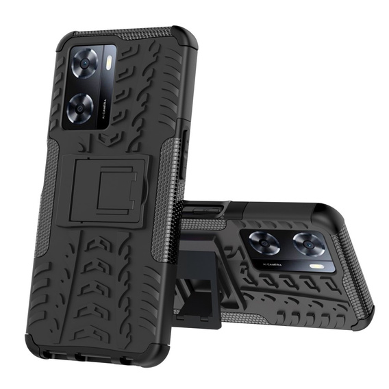 Θήκη για Oppo A57s, Tire Armor, μαύρη