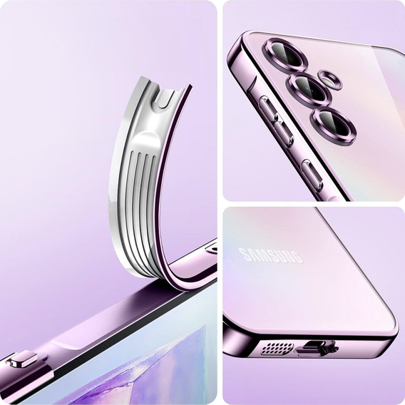 Θήκη για Samsung Galaxy A15 4G/5G, Electro MagSafe, ροζ + Γυαλί για την οθόνη