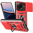 Θήκη για Xiaomi Poco F7 Pro, CamShield Slide, κόκκινη