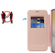 Θήκη με πτερύγιο για Samsung Galaxy S25 FE, RFID Wallet MagSafe CamShield, ροζ