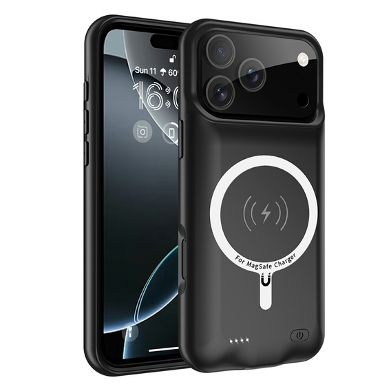 Θήκη με μπαταρία για iPhone 17 Pro Max Powerbank 6000mAh MagSafe