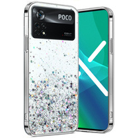 Θήκη για Xiaomi Poco X4 Pro 5G, Glittery, διαφανής