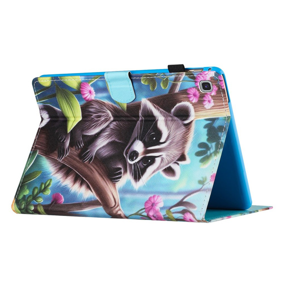 Θήκη για Samsung Galaxy Tab A7 Lite, με πτερύγιο, raccoon