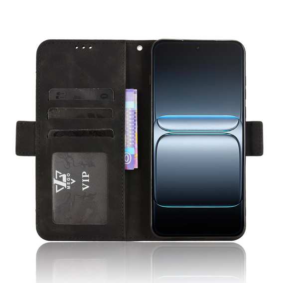 Θήκη με πτερύγιο για OnePlus Nord 5, Card Slot, μαύρη