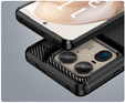 Θήκη για Motorola Edge 50 Ultra, Carbon, μαύρη