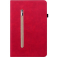 Θήκη για Lenovo Tab M9, Wallet Pen Slot, κόκκινη