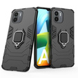 Θήκη για Xiaomi Redmi A1 4G / A2 4G, Kickstand Ring, μαύρη