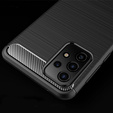 Θήκη για Samsung Galaxy A13 4G, Carbon, μαύρη