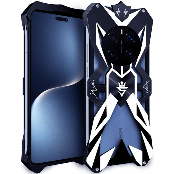 Θωρακισμένη θήκη για Honor Magic 7 Pro 5G, Aluminum Alloy, μαύρη