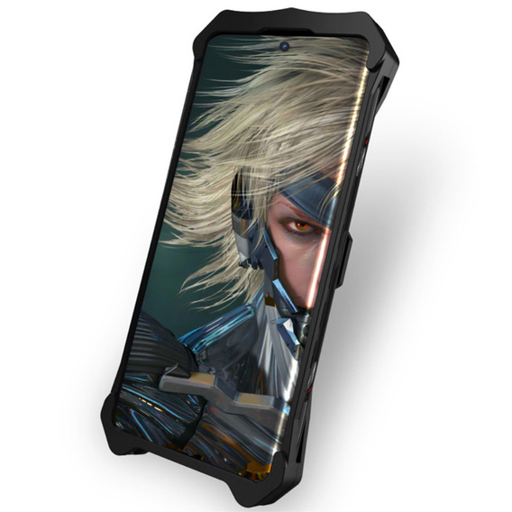 Θωρακισμένη θήκη για OnePlus 12 5G, Aluminum Alloy, μαύρη