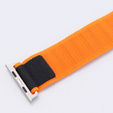 Λουράκι νάιλον για Apple Watch 1/2/3/4/5/6/7/8/SE/ULTRA 42/44/45/49mm, πορτοκαλί / μαύρη