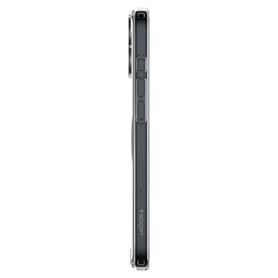 Θήκη MagSafe Spigen για iPhone 16, Ultra Hybrid, διαφανής / λευκή + Μετριασμένο γυαλί 9H
