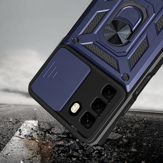 Θήκη για Infinix Hot 50 Pro+ 4G, CamShield Slide, μπλε