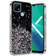 Θήκη για Realme C21, Glittery, μαύρη