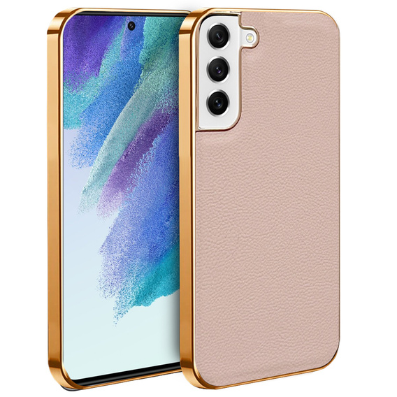 Θήκη για Samsung Galaxy S21, Cowhide Leather, ροζ
