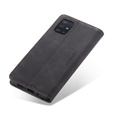 θήκη CASEME για Samsung Galaxy A71, Leather Wallet Case, μαύρη
