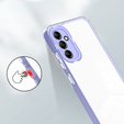 Θήκη για Samsung Galaxy A14 5G, Fusion Hybrid, διαφανής / βιολετί