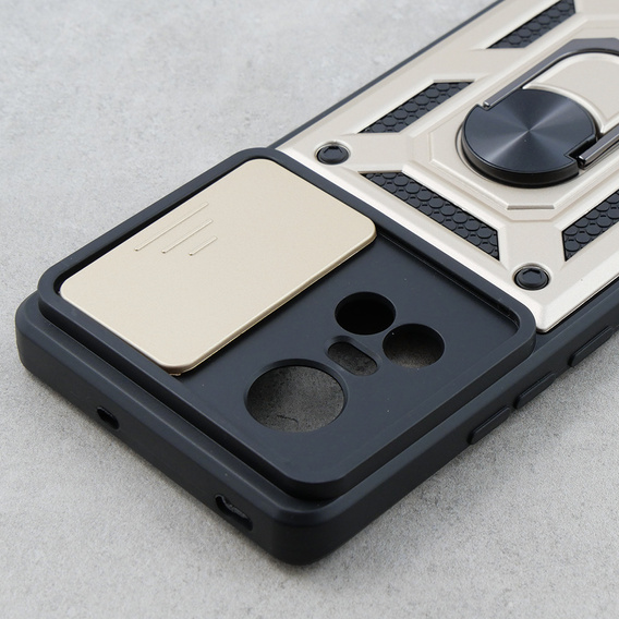 Θήκη για Oppo Reno 10 / 10 Pro, CamShield Slide, χρυσός