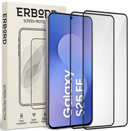 2x ERBORD 3D γυαλί μετριασμένο για Samsung Galaxy S25 FE