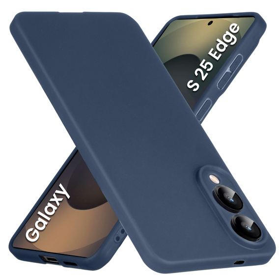 Λεπτή θήκη για Samsung Galaxy S25 Edge, Slim, σκούρο μπλε