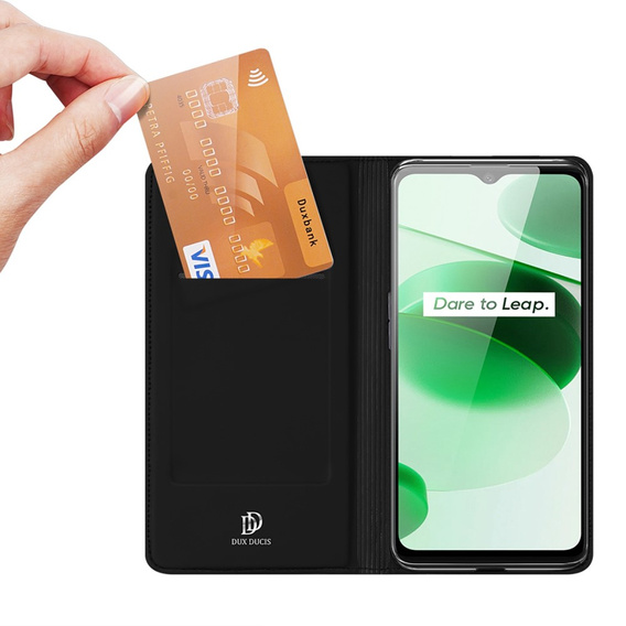 Dux Ducis Θήκη για Realme C35, Skinpro, μαύρη