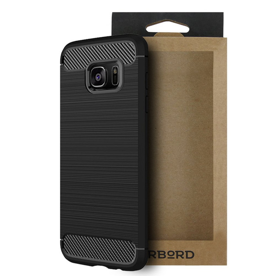 Θήκη για Samsung Galaxy S7, Carbon, μαύρη