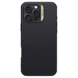 Θήκη για iPhone 16 Pro Max, θωρακισμένη Nillkin, Carbon Fiber, για Magsafe, χρυσή