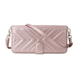 Θήκη με πτερύγιο για Oppo Reno 13 5G, Crossbody Leather Wallet, ροζ