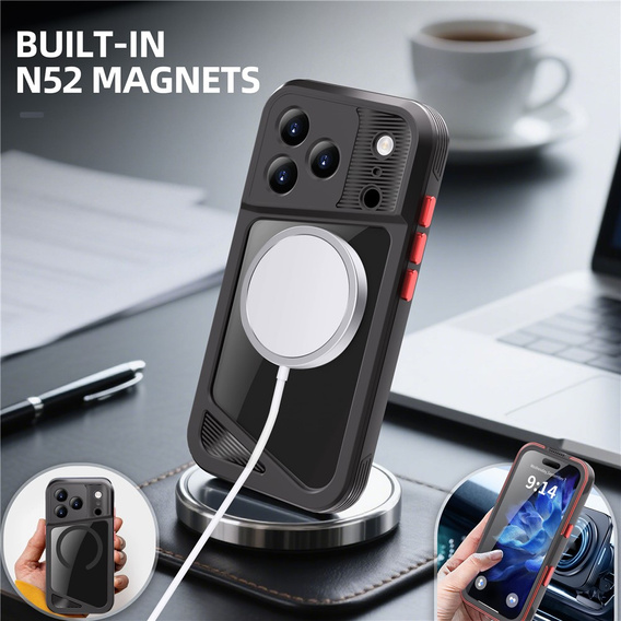 Αδιάβροχη θήκη SHELLBOX GTM IP68 με MagSafe για iPhone 17 Pro