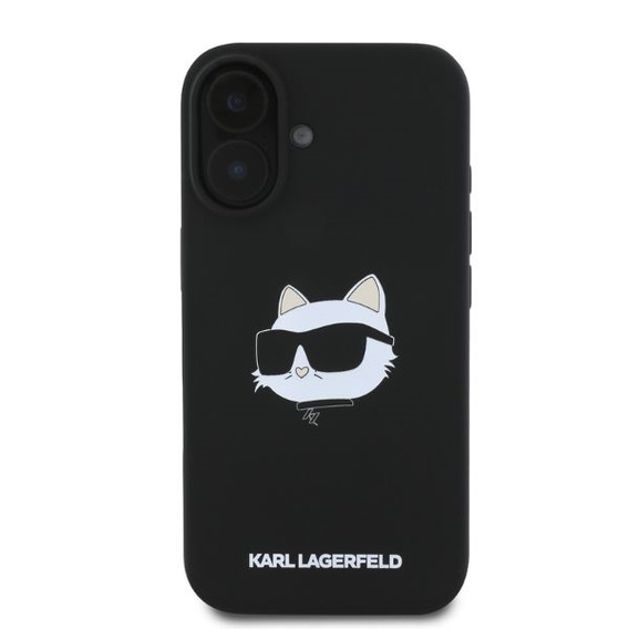 Θήκη Karl Lagerfeld Silicone Choupette Head Print για iPhone 16
