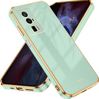 Θήκη για Poco F5 Pro 5G, Glamour CamShield, πράσινη