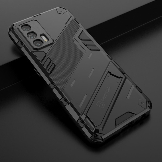 Θήκη για Realme GT 5G, Military kickstand, μπλε