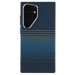 Θήκη για Samsung Galaxy S25 Ultra, ανθρακονήματα MagSafe, μπλε