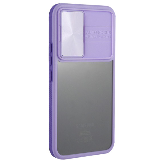 Θήκη για Samsung Galaxy S23 FE, Slide Camera, μωβ