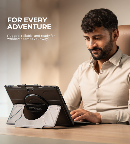 Θήκη Dexnor 360° με ιμάντα και θήκη για γραφίδα για Microsoft Surface Pro 11/10/9