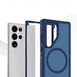 Θήκη με πλαίσιο για Samsung Galaxy S23 Ultra, για MagSafe, μπλε