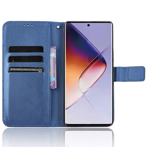 Θήκη με πτερύγιο για Infinix Note 40 Pro, Wallet Smart Magnet, μπλε