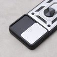 Θήκη για Motorola Moto G84 5G, CamShield Slide, ασημένιο