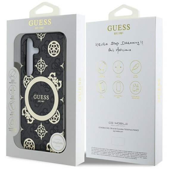 Θήκη GUESS Magnetic IML Peony για Samsung Galaxy S25