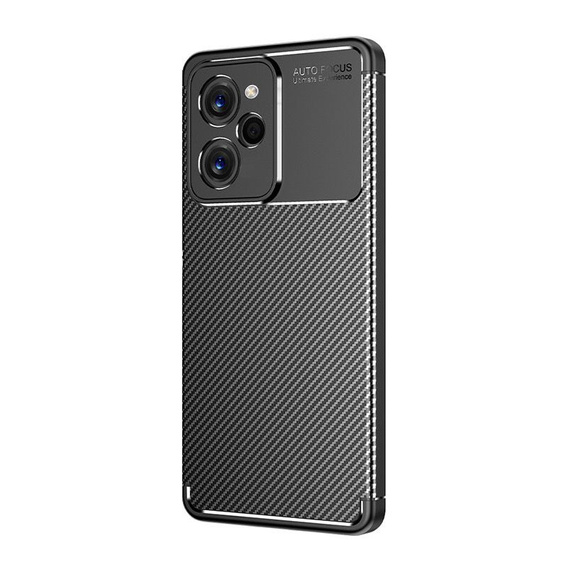 Θήκη για Xiaomi Poco X5 Pro 5G, Carbon Gel, μαύρη