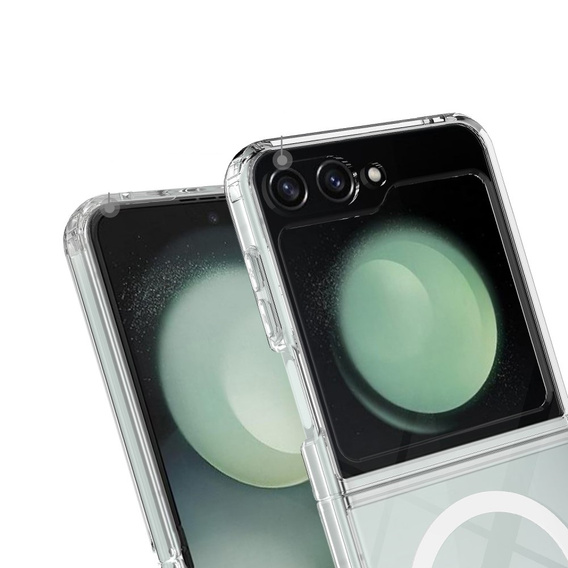 Θήκη για Samsung Galaxy Z Flip7 FE / Z Flip6, Fusion Hybrid, για MagSafe, διαφανής