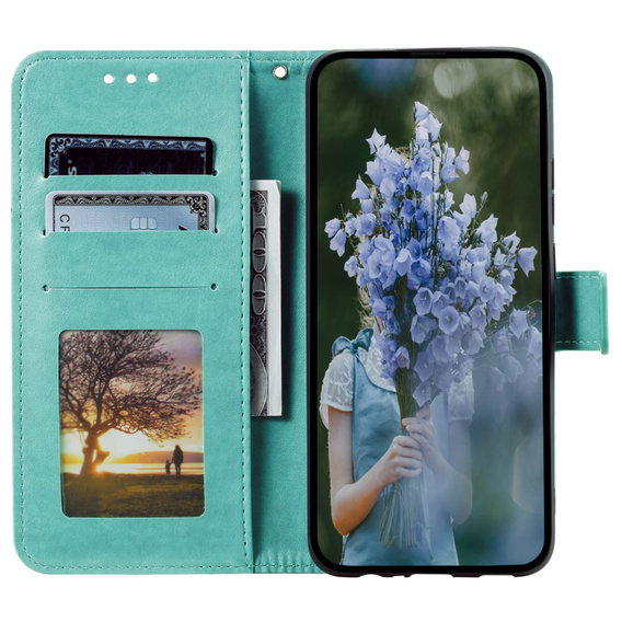 Θήκη με πτερύγιο για Samsung Galaxy A05s 4G, Mandala, μπλε