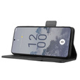 Θήκη με πτερύγιο για Nokia X30 5G, Wallet Litchi Magnet Case, μαύρη